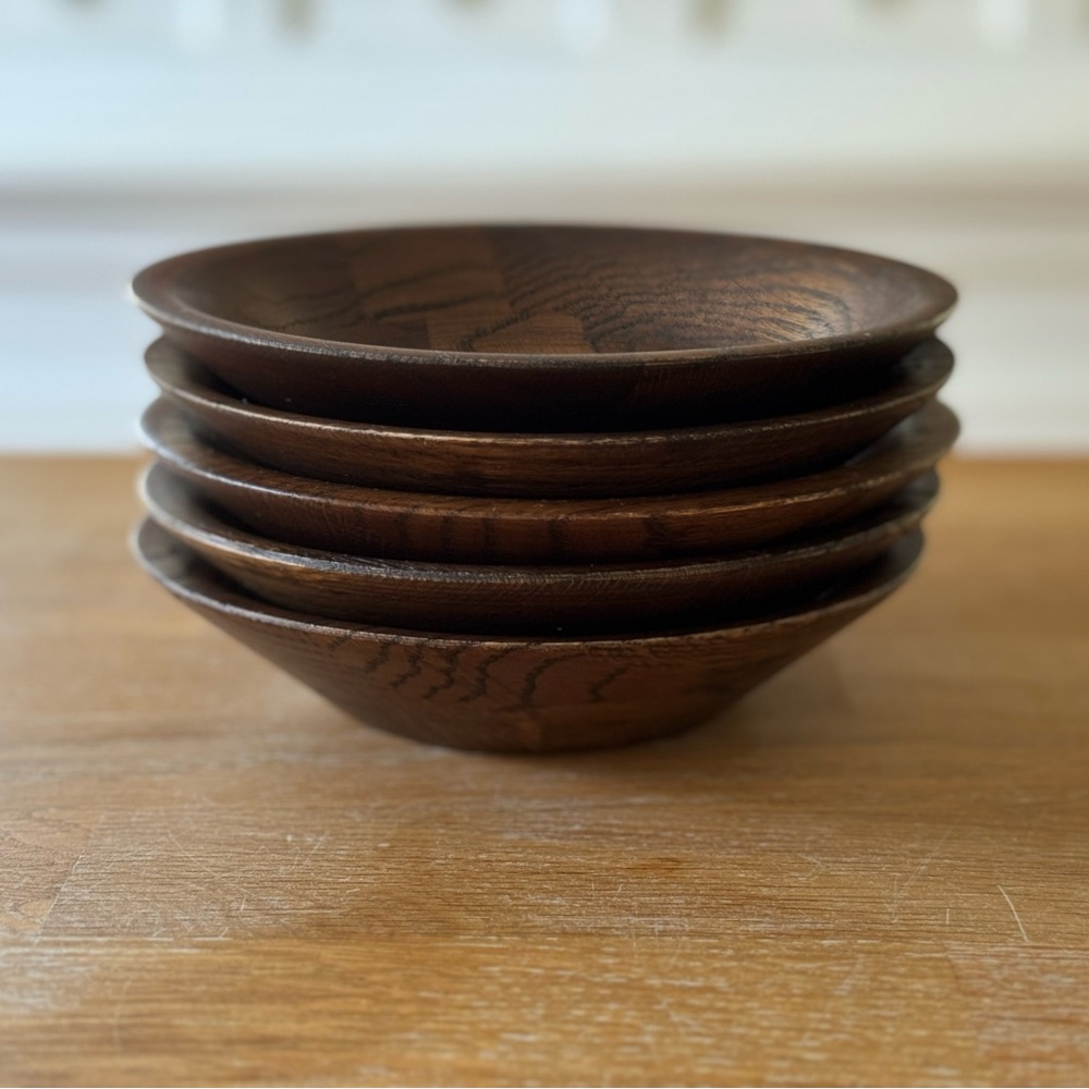 Vintage American-Made Wooden Bowls